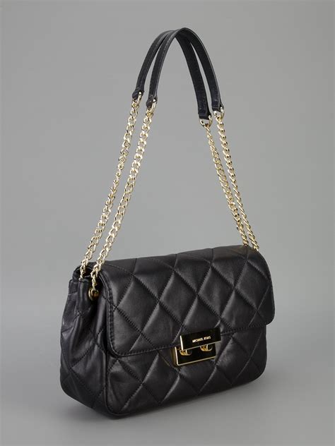 michael kors small cosmetic bag|michael kors quilted shoulder bag.